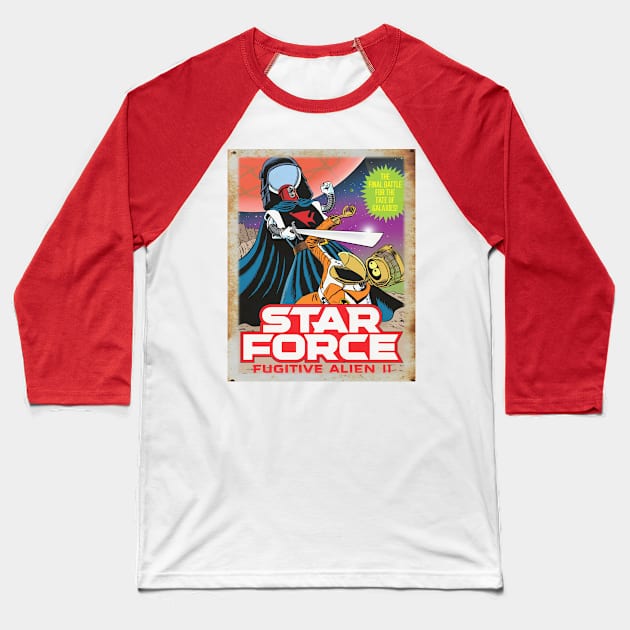 Mystery Science Rusty Barn Sign 3000 - Star Force II Baseball T-Shirt by Starbase79